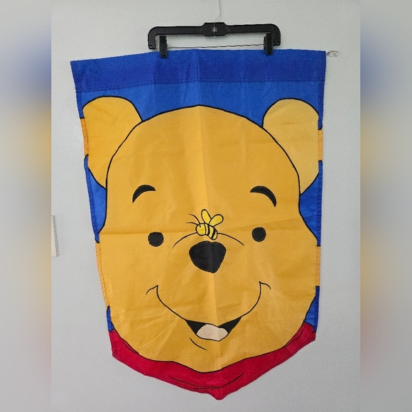 Vintage Winnie The Pooh Bee Outdoor Flag Double Sided Yard - Picture 6 of 8